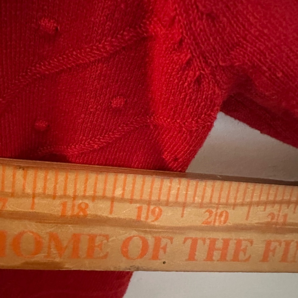 ZOE & ZAC L red flower button woman poly Cottagecore career classic cardigan - Picture 9 of 11